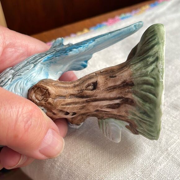 Vintage Lefton Parakeet ceramic figurine - Picture 6 of 9